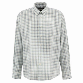 Dont Miss These Savings Today Only Savings Barbour Ashton Tattersall Regular Fit Mens Shirt - Mallard Green