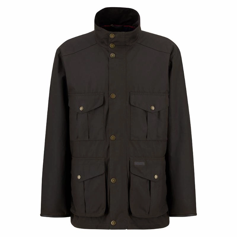 Mega Discount Event Price Slash Today Barbour Westward Mens Wax Jacket - Olive
