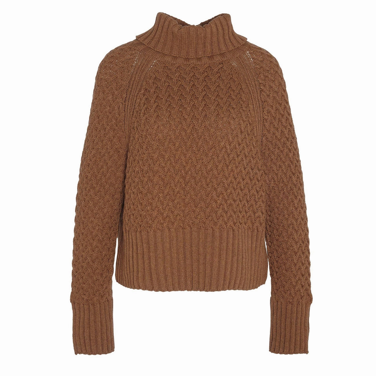 Barbour Womens Malton Knitted Jumper Old Gold Trending Hot Picks Today Only Discount