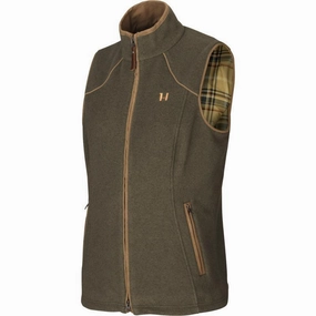 Sale Ending Soon Todays Trending Deals Harkila Sandhem Ladies Poalrtec Fleece Waistcoat - Willow Green