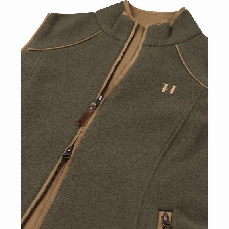 Harkila Sandhem Ladies Poalrtec Fleece Waistcoat - Willow Green Mega Discount Event