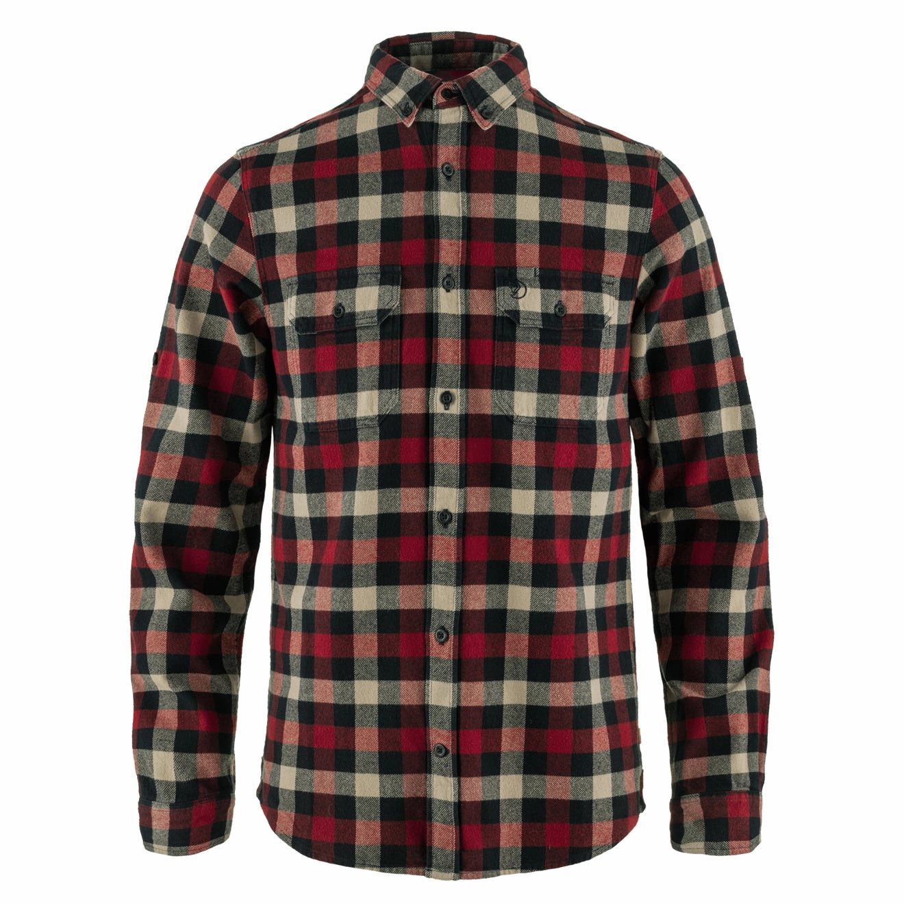 Shop Today Save Mega Online Discount Fjallraven Skog Shirt Dark Navy / Red