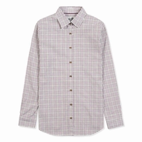 Musto Ladies Country Shirt - Berry Check Hot Offer Frenzy Dont Wait Save