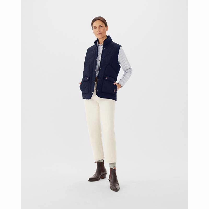 R.M.Williams Wilby Ladies Primaloft Gilet - Dark Navy Deal Frenzy Today