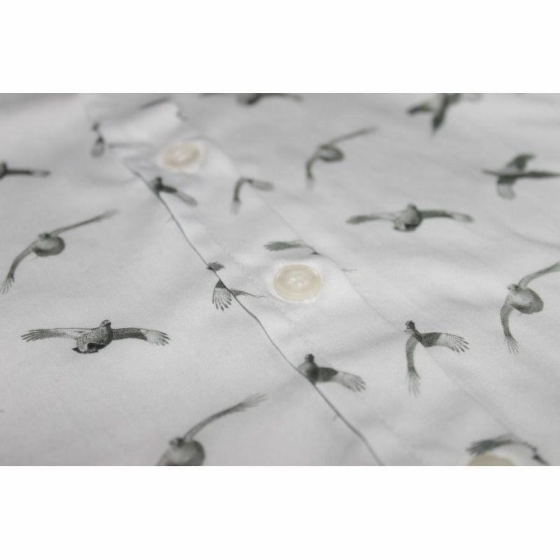 Today Only Discount Alert William Powell Ladies Flying Gamebirds Shirt - White
