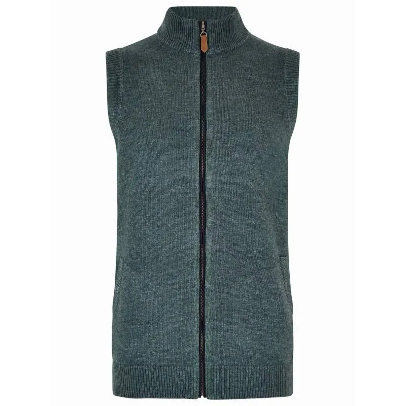 Big Sale Today Trendy Picks Today Dubarry Upperwood Mens Wool Blend Gilet - Dark Pebble