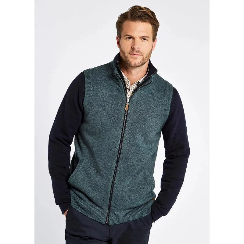 Dubarry Upperwood Mens Wool Blend Gilet - Dark Pebble Today Only Discount Alert Best Seller Deal