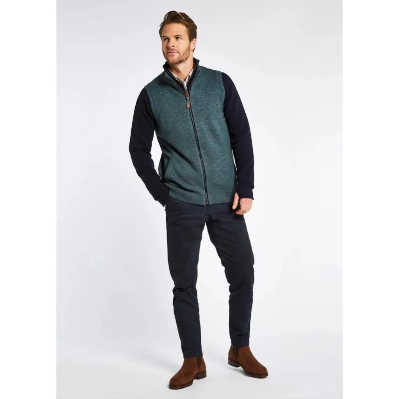 Dubarry Upperwood Mens Wool Blend Gilet - Dark Pebble Unmissable Deal Today