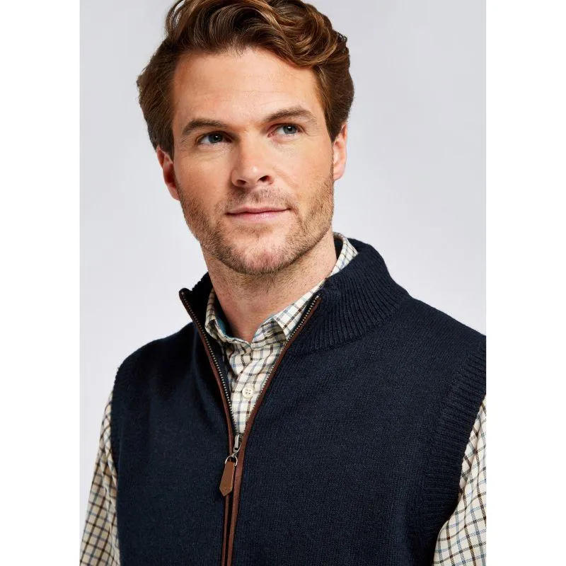 Dubarry Upperwood Mens Wool Blend Gilet - Navy Mega Savings Now Best Price Online