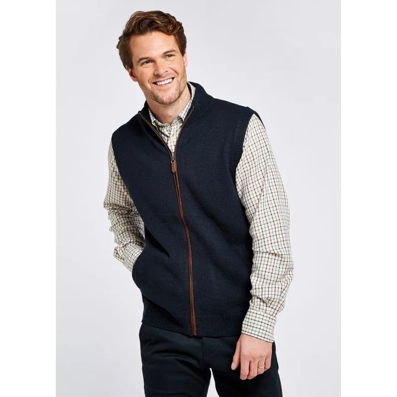 Mega Hot Offer Hot Pick of the Day Dubarry Upperwood Mens Wool Blend Gilet - Navy