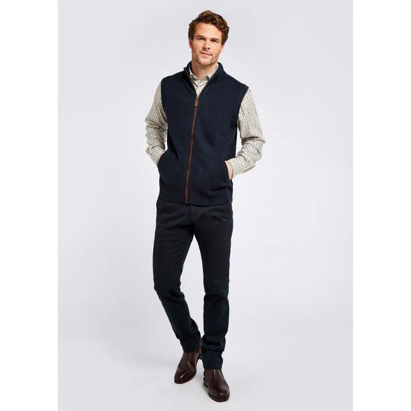Hot Pick of the Day Last Chance Steal Dubarry Upperwood Mens Wool Blend Gilet - Navy