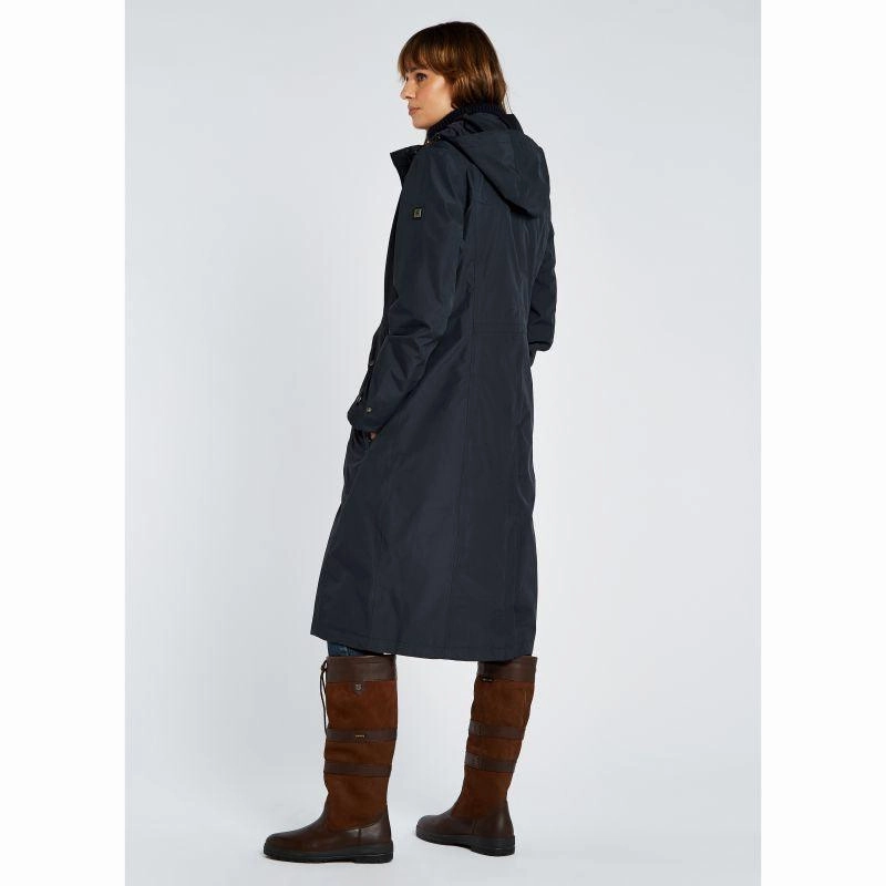Todays Hot Savings Dubarry Alderford Ladies Long Waterproof Coat - Navy