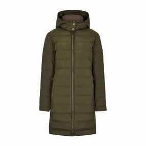 Dubarry Ballybrophy Ladies Down Coat - Olive Hot Offer Inside