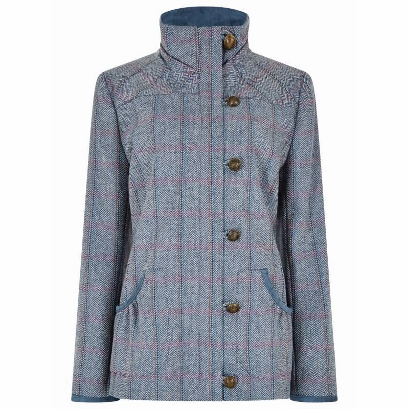 Shop Smart Save Shop Grab Savings Dubarry Bracken Ladies Tweed Jacket - Denim Haze