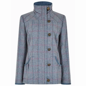 Shop Smart Save Shop Grab Savings Dubarry Bracken Ladies Tweed Jacket - Denim Haze