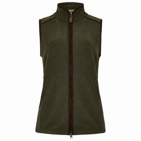 Dubarry Carbury Ladies Fleece Gilet - Olive Flash Offer Today