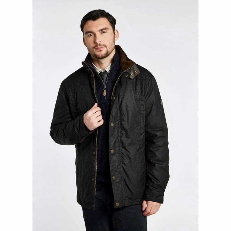 Best Deal Alert Hot Offer Inside Dubarry Carrickfergus Mens Primaloft Wax Jacket - Black