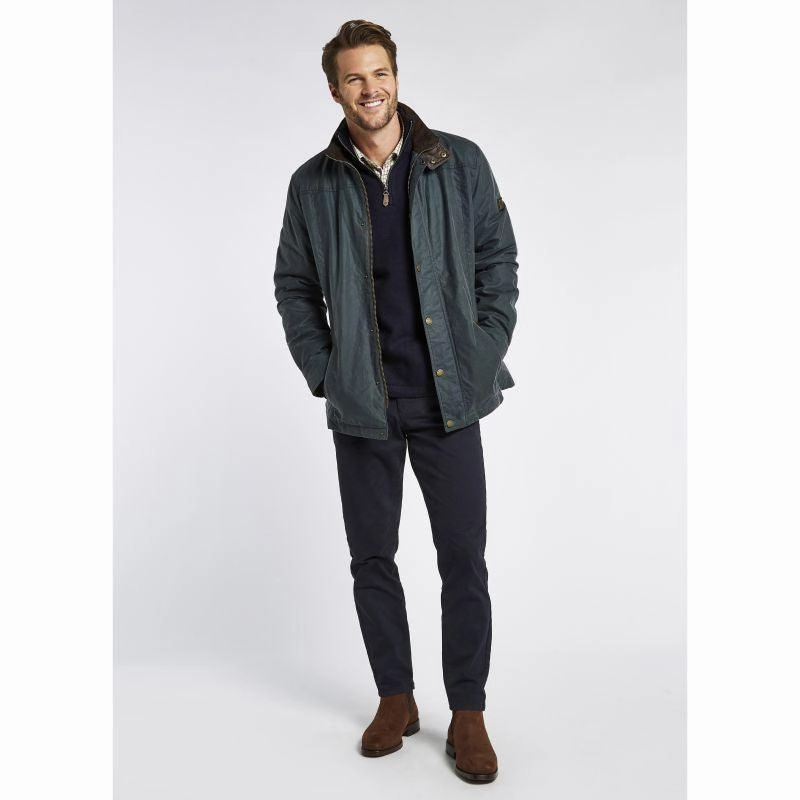 Dubarry Carrickfergus Mens Primaloft Wax Jacket - Dark Pebble Weekend Specials Todays Special Picks