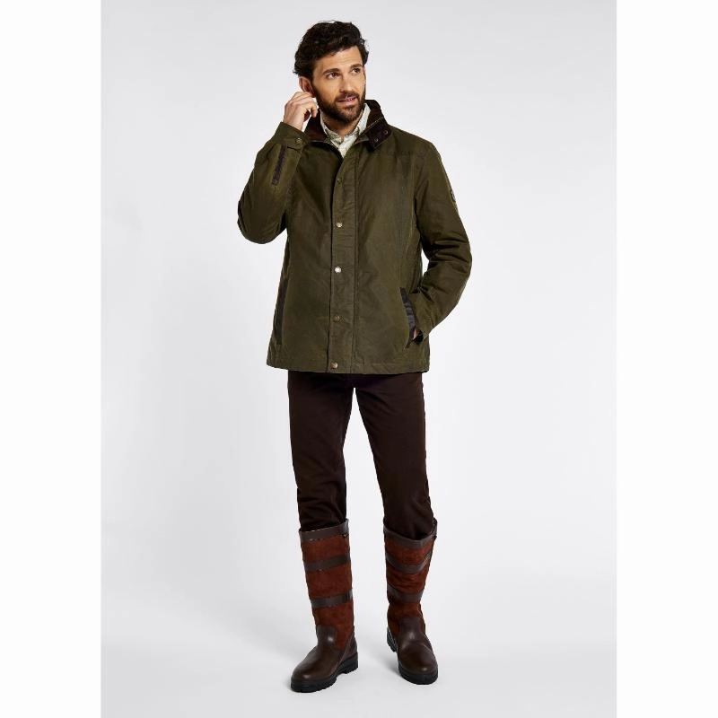 Limited Stock Deals Clearance Sale Now Dubarry Carrickfergus Mens Primaloft Wax Jacket - Fennel
