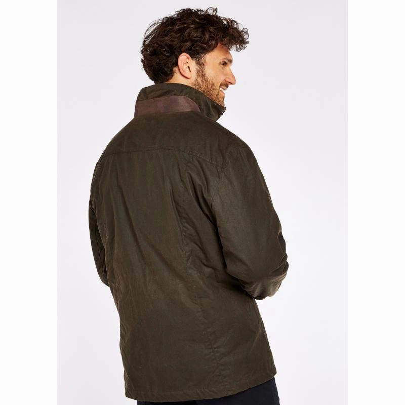 Dubarry Carrickfergus Mens Primaloft Wax Jacket - Olive Exclusive Hot Pick