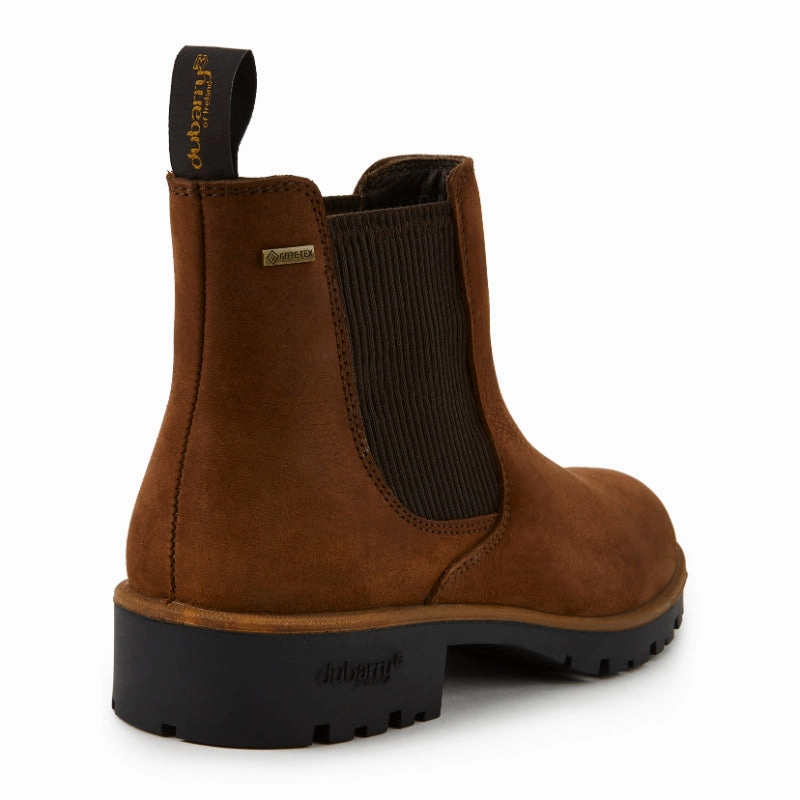 Dubarry Clonliffe Gore-Tex Ladies Waterproof Chelsea Boot - Walnut Exclusive Deal Inside Save Big Today