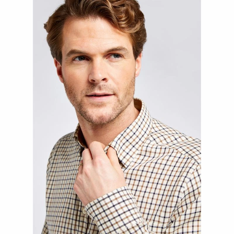 Today Only Offer Todays Special Picks Dubarry Connell Mens Tattersall Shirt - Harvest Gold