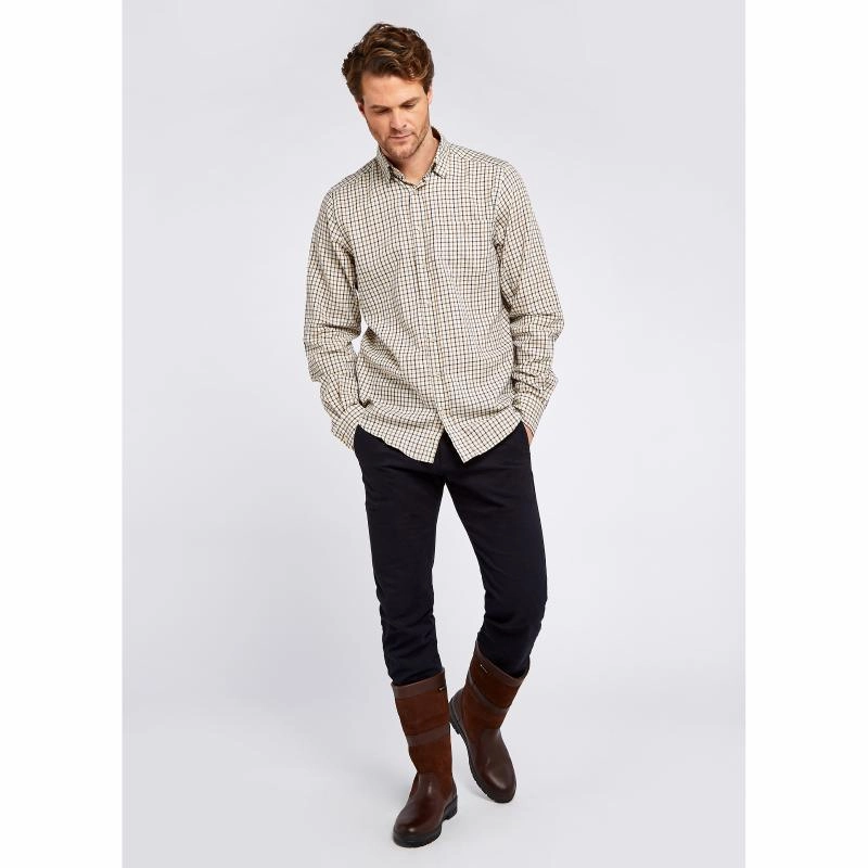 MustHave Deal Hot Sale Today Dubarry Connell Mens Tattersall Shirt - Harvest Gold
