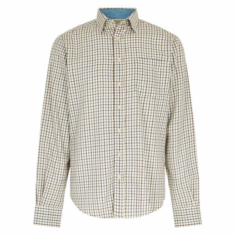 Dubarry Connell Mens Tattersall Shirt - Slate Blue Online Exclusive Steal Big Price Drop