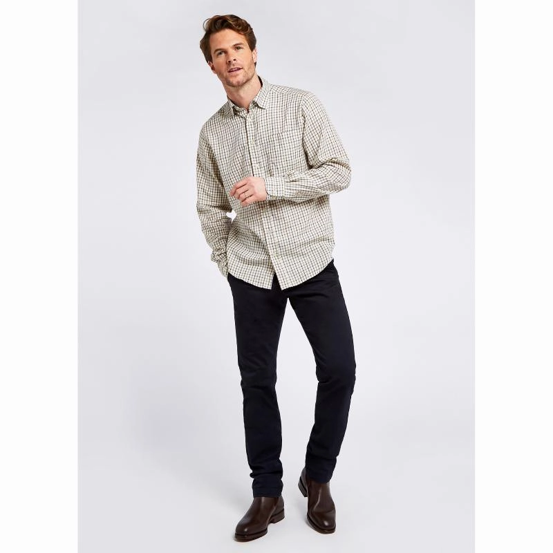 Trending Hot Deal Hot Offer Ending Soon Dubarry Connell Mens Tattersall Shirt - Slate Blue