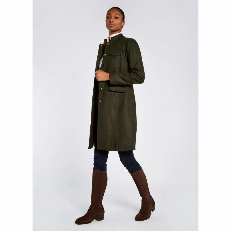Perfect Gift Offer Dubarry Coolepark Ladies Military Loden Coat - Loden