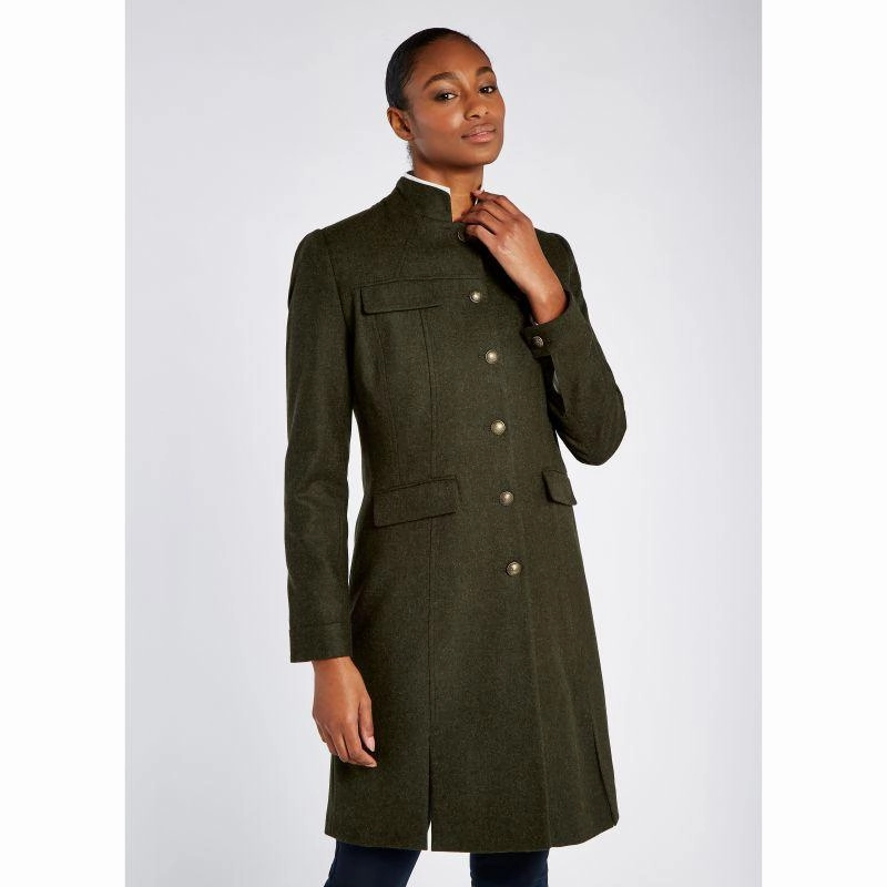 Today Only Discount Alert Grab the Deal Now Dubarry Coolepark Ladies Military Loden Coat - Loden