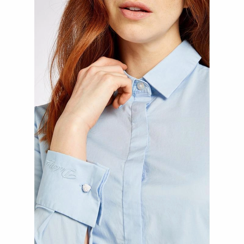 Dubarry Daffodil Ladies Classic Shirt - Pale Blue Mega Discount Today Todays Hot Pick