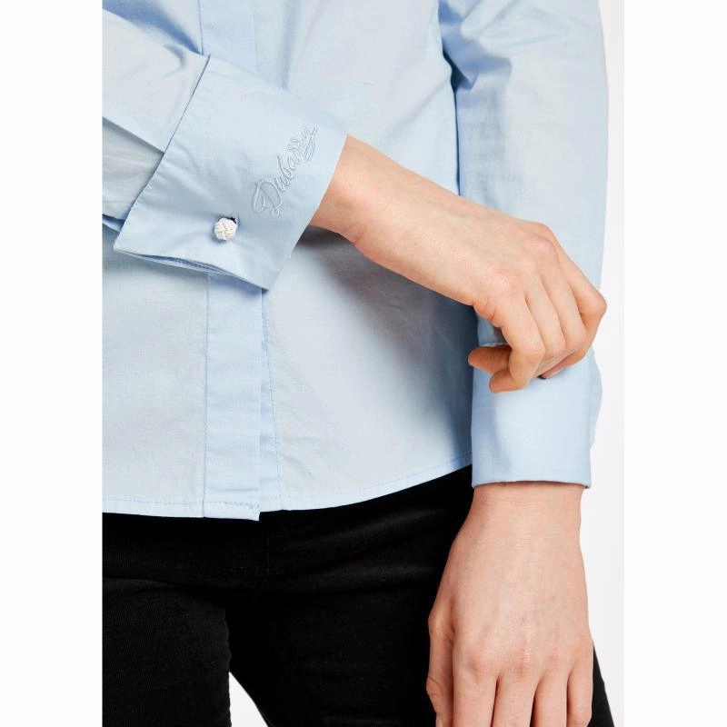 Exclusive Savings Event Dont Miss This Offer Dubarry Daffodil Ladies Classic Shirt - Pale Blue