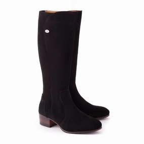 Dubarry Downpatrick Ladies Knee High Boot - Black Mega Hot Offer Limited Time Hot Deal