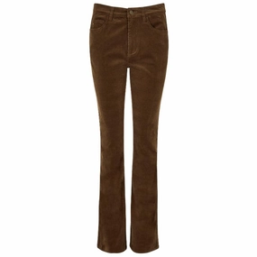 Dubarry Elderflower Ladies Stretch Pincord Bootleg Jeans - Mocha Grab It Fast
