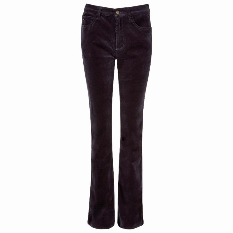 Dubarry Elderflower Ladies Stretch Pincord Bootleg Jeans - Navy Dont Miss This Offer
