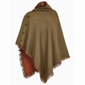 Dubarry Hazelwood Ladies Tweed Poncho - Burren Flash Sale Alert Now