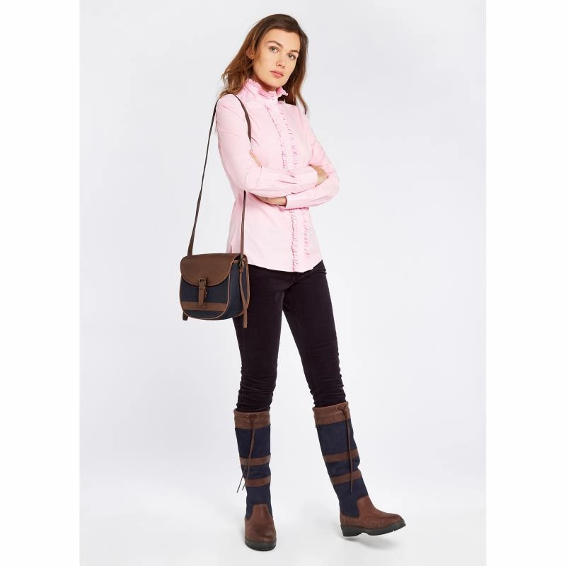 Dubarry Ladies Chamomile Ruffle Detail Shirt - Pale Pink Grab Your Deal Today