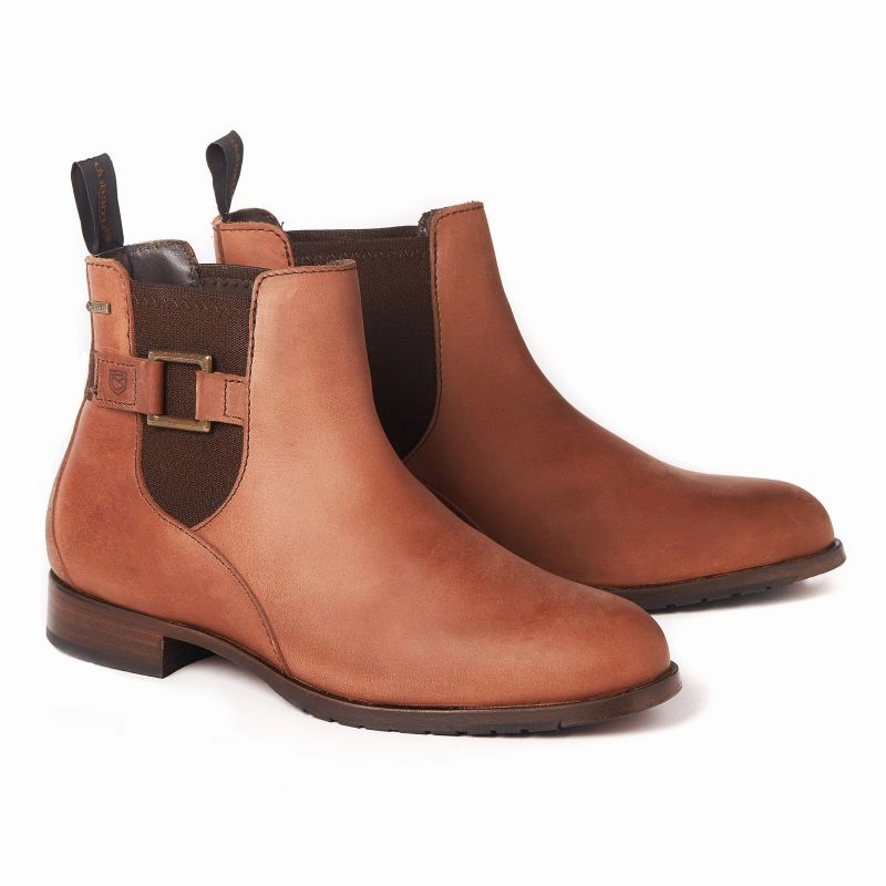 Flash Pick Today Dubarry Ladies Monaghan Gore-Tex Waterproof Chelsea Boot - Chestnut