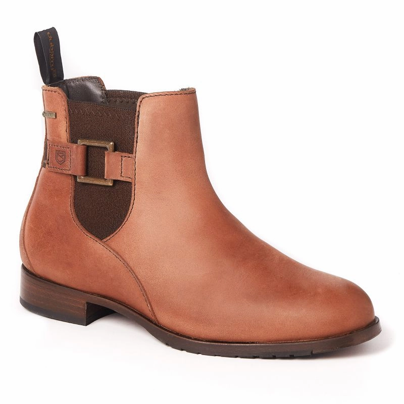 Shop the Savings Weekend Sale Special Dubarry Ladies Monaghan Gore-Tex Waterproof Chelsea Boot - Chestnut
