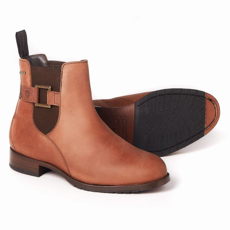 Dubarry Ladies Monaghan Gore-Tex Waterproof Chelsea Boot - Chestnut Todays Hot Savings Flash Pick Today