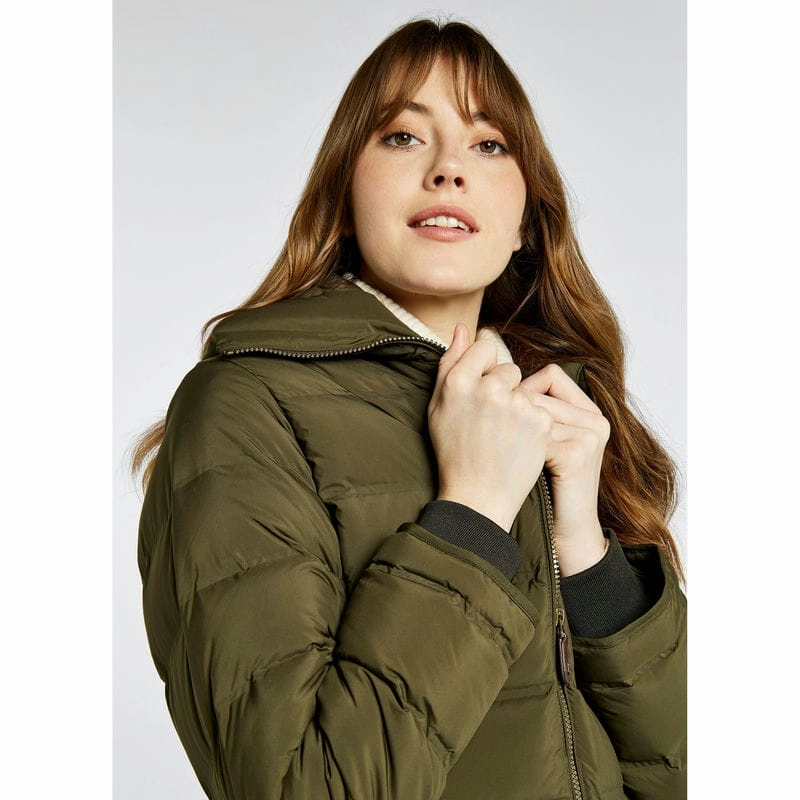 Shop Save Big Dubarry Meyers Ladies Down Coat - Olive