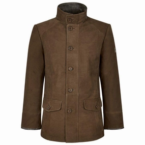 Clearance Sale Dubarry Moore Mens Leather Jacket - Walnut