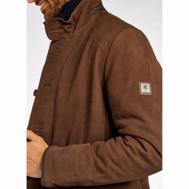 Dubarry Moore Mens Leather Jacket - Walnut Special Offer Inside