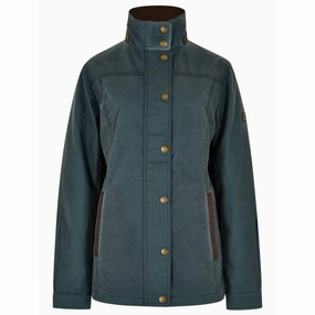 Hot Pick Online Dubarry Mountrath Ladies Primaloft Waxed Jacket - Dark Pebble