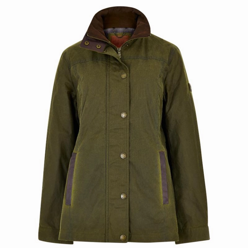 MustHave Clearance Dubarry Mountrath Ladies Waxed Jacket - Fennel