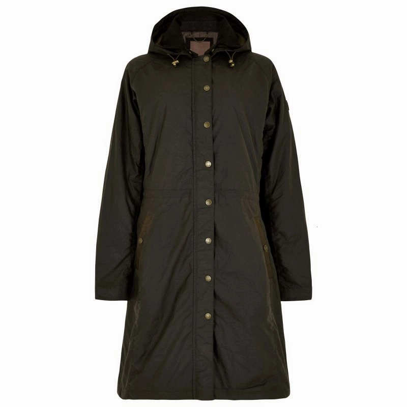 Todays Steal Dubarry Redington Wax Ladies Coat - Verdigris