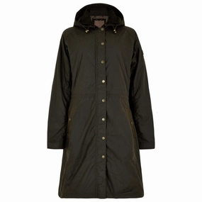 Todays Steal Dubarry Redington Wax Ladies Coat - Verdigris