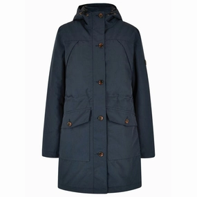 Todays Hot Savings Dubarry Sandford Ladies Down Waterproof Parka - Navy