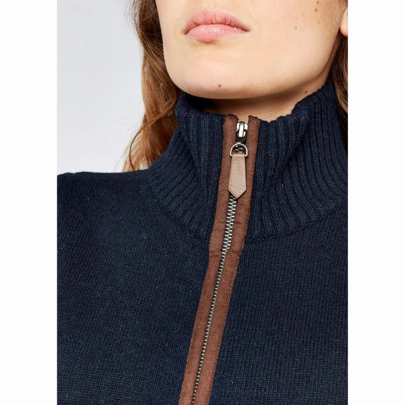 Dubarry Sheedy Ladies Wool Blend Gilet - Navy Big Savings Today Clearance Alert Now